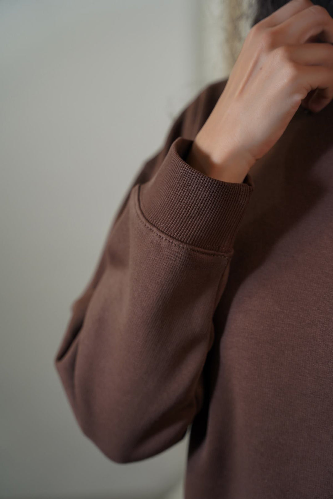 BROWN CLASSIC SWEATSHIRT