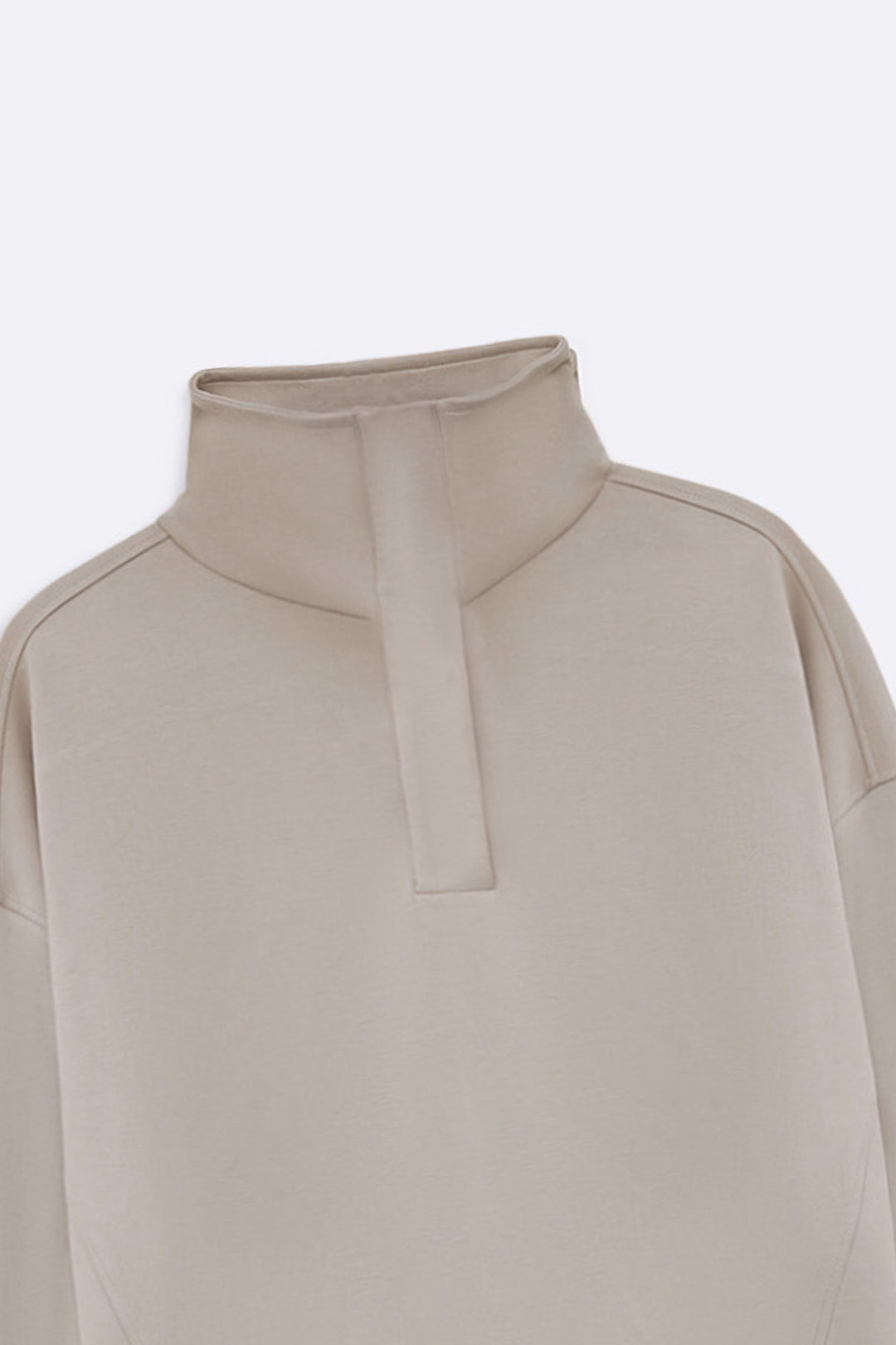 KHAKI SOFT ALL-DAY PULLOVER