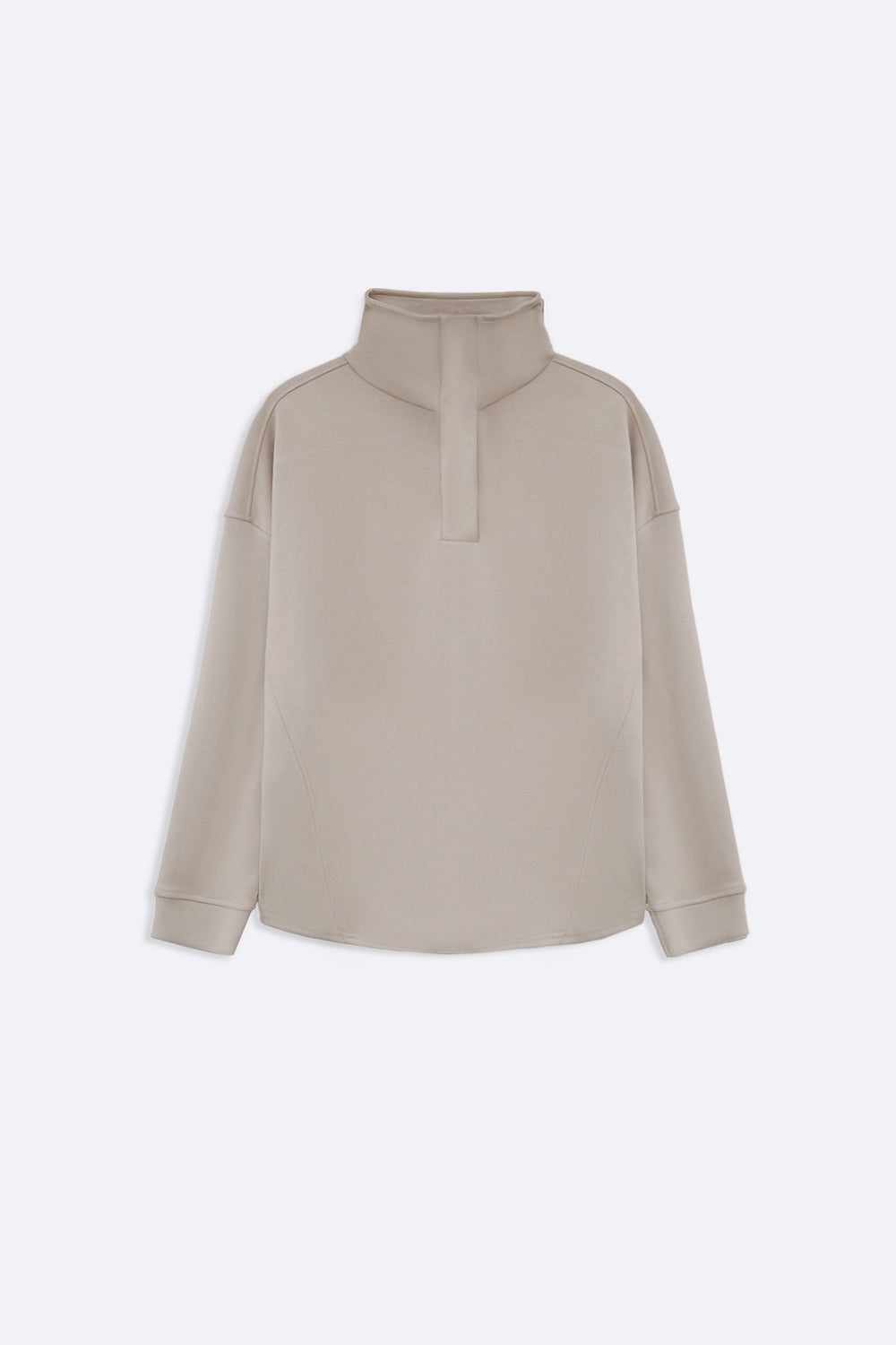 KHAKI SOFT ALL-DAY PULLOVER