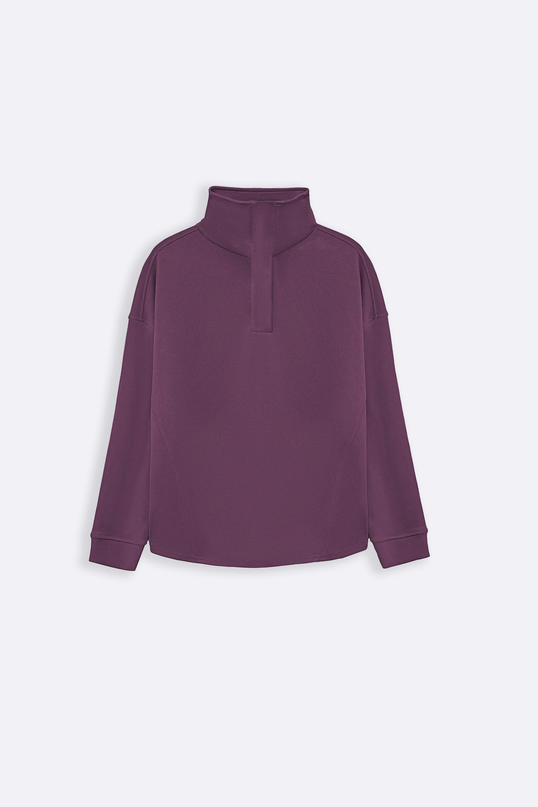 PLUM SOFT ALL-DAY PULLOVER