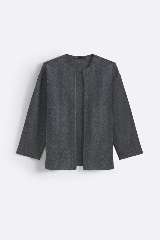 CHARCOAL CLOUD LOUNGE CARDIGAN