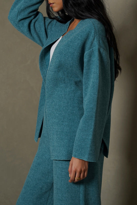 FOREST GREEN CLOUD LOUNGE CARDIGAN