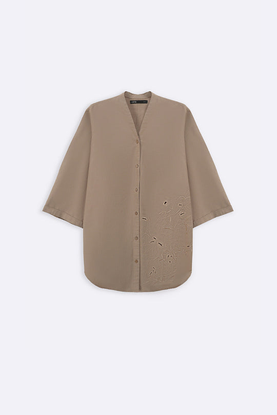 BAMBOO LINEN BLEND SHIRT