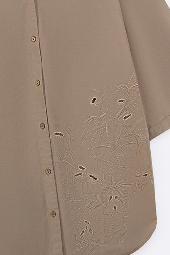 BAMBOO LINEN BLEND SHIRT