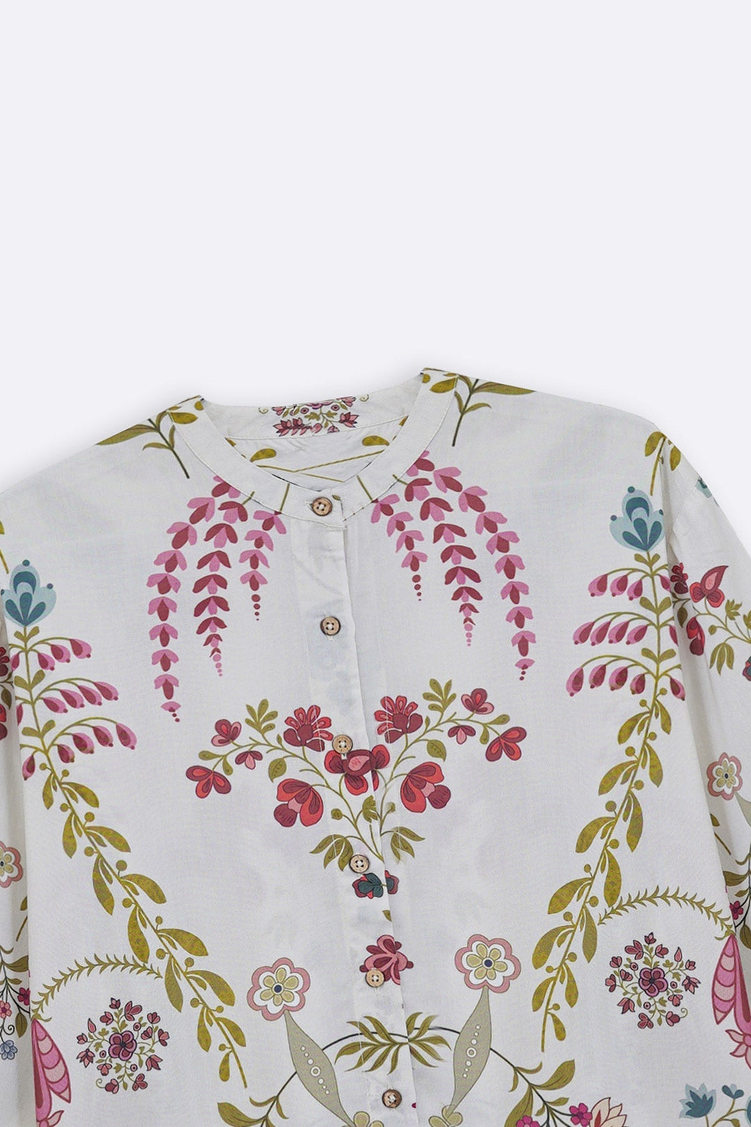 CREAM SPRING HEARTS SHIRT