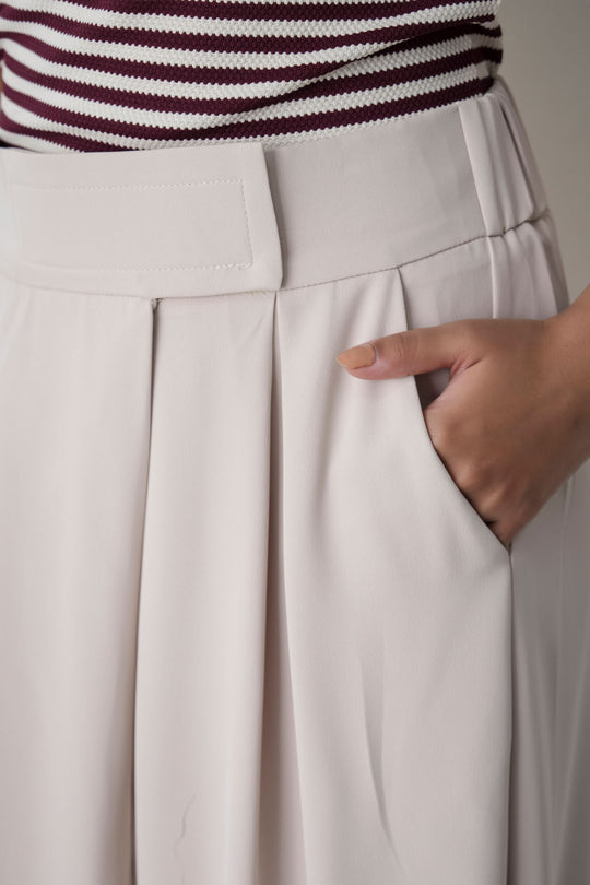 BEIGE KYOTO LONG VELCRO PANTS