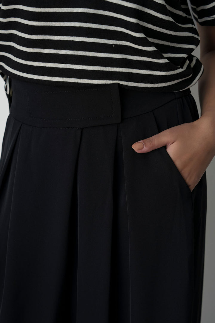 BLACK KYOTO LONG VELCRO PANTS
