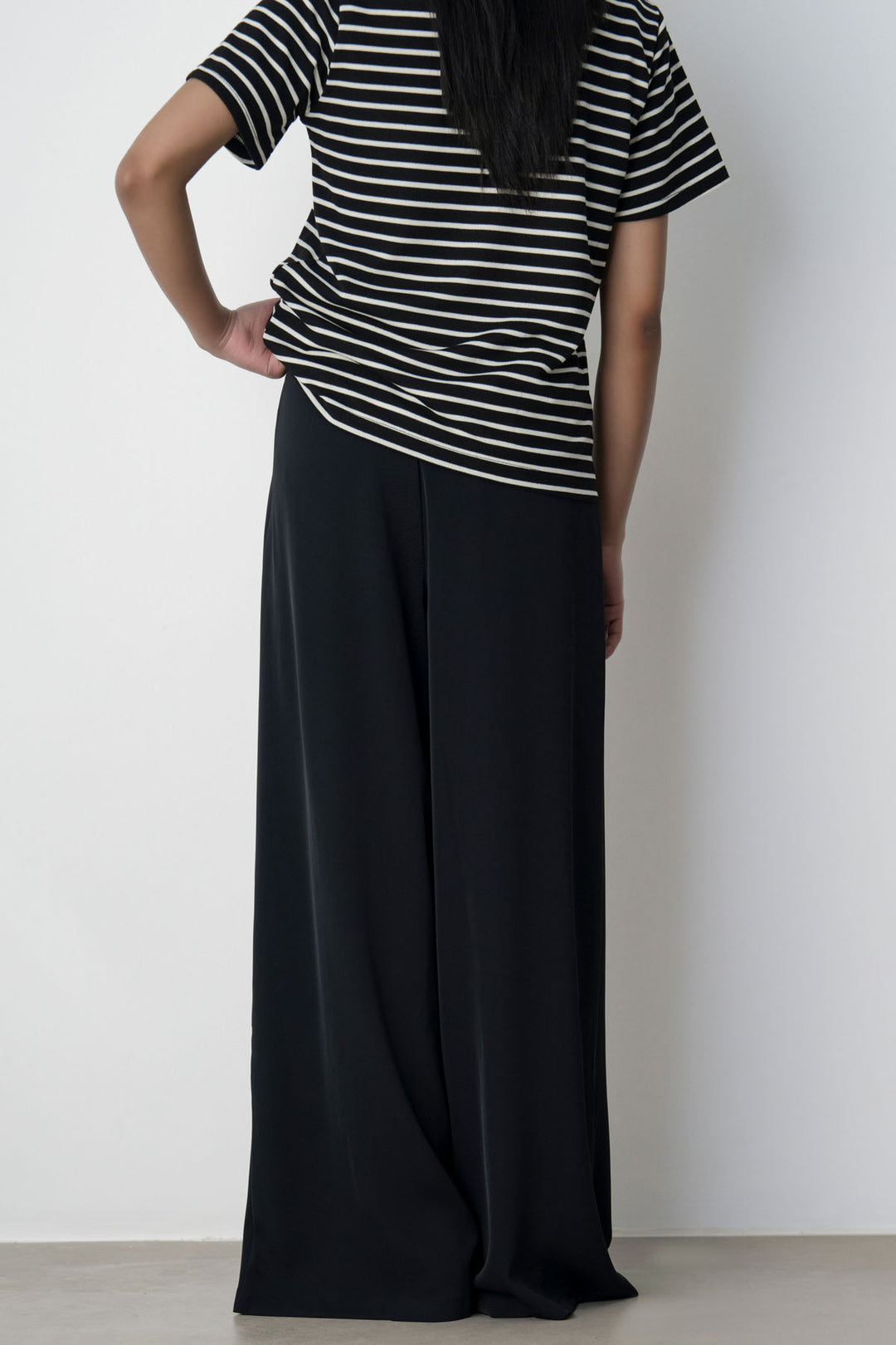 BLACK KYOTO LONG VELCRO PANTS