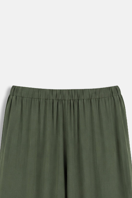 GREEN SOFT BASIC CULOTTES