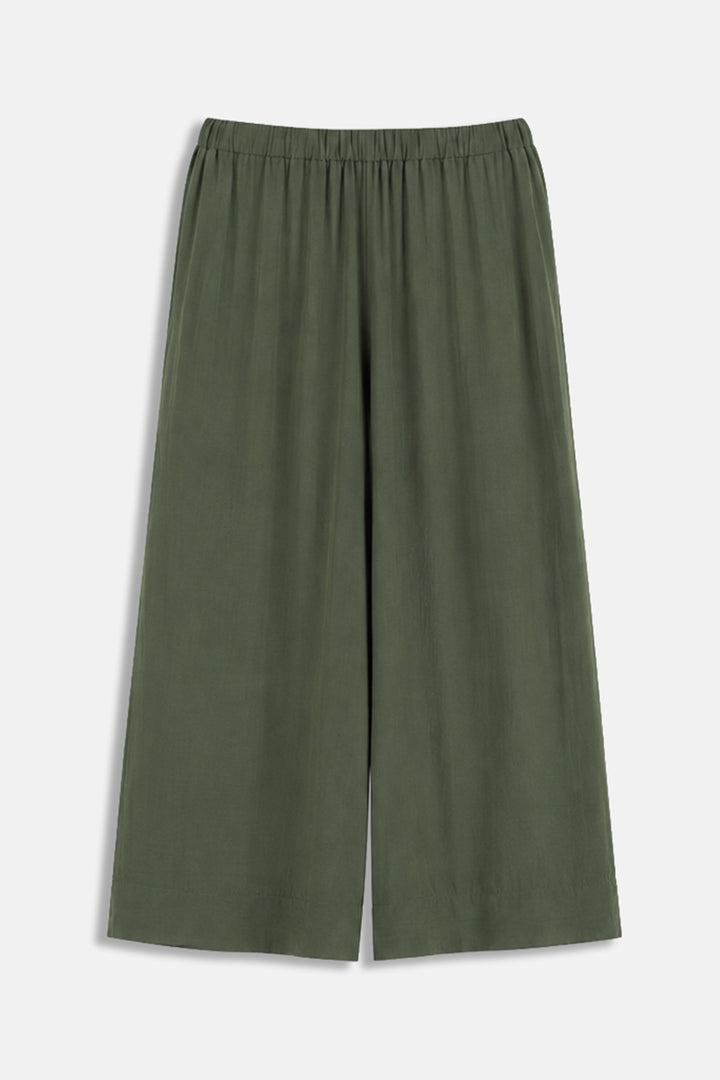 GREEN SOFT BASIC CULOTTES