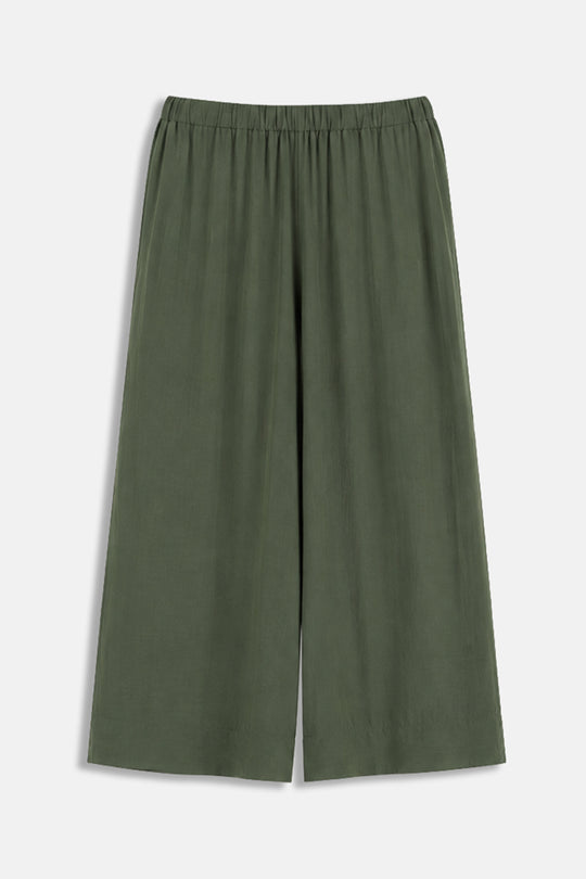 GREEN SOFT BASIC CULOTTES