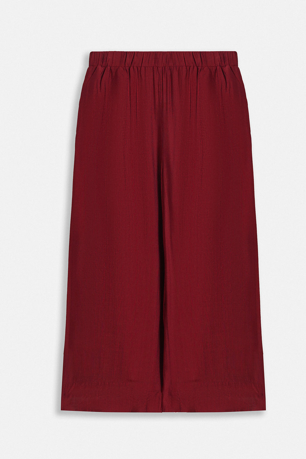 RED SOFT BASIC CULOTTES