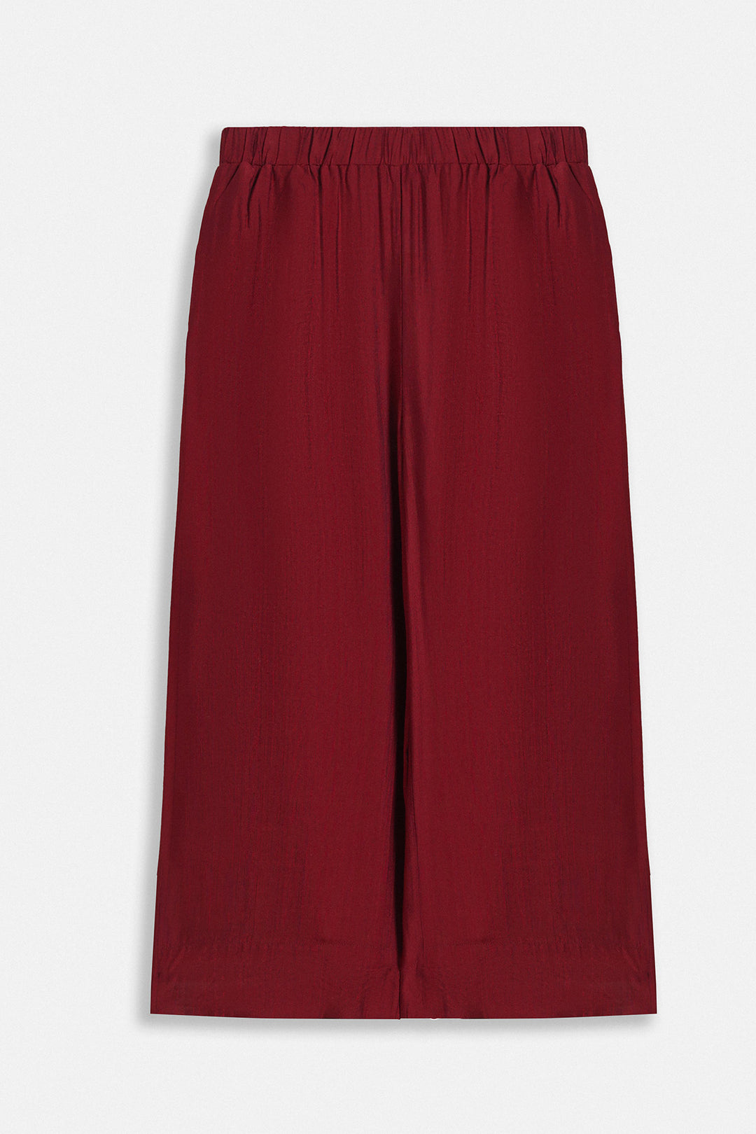 RED SOFT BASIC CULOTTES