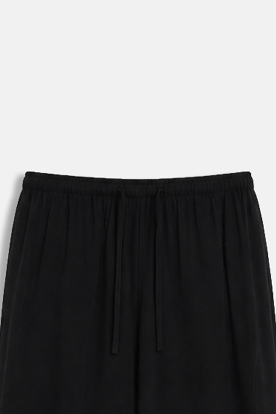 BLACK FLOWY LONG PANTS