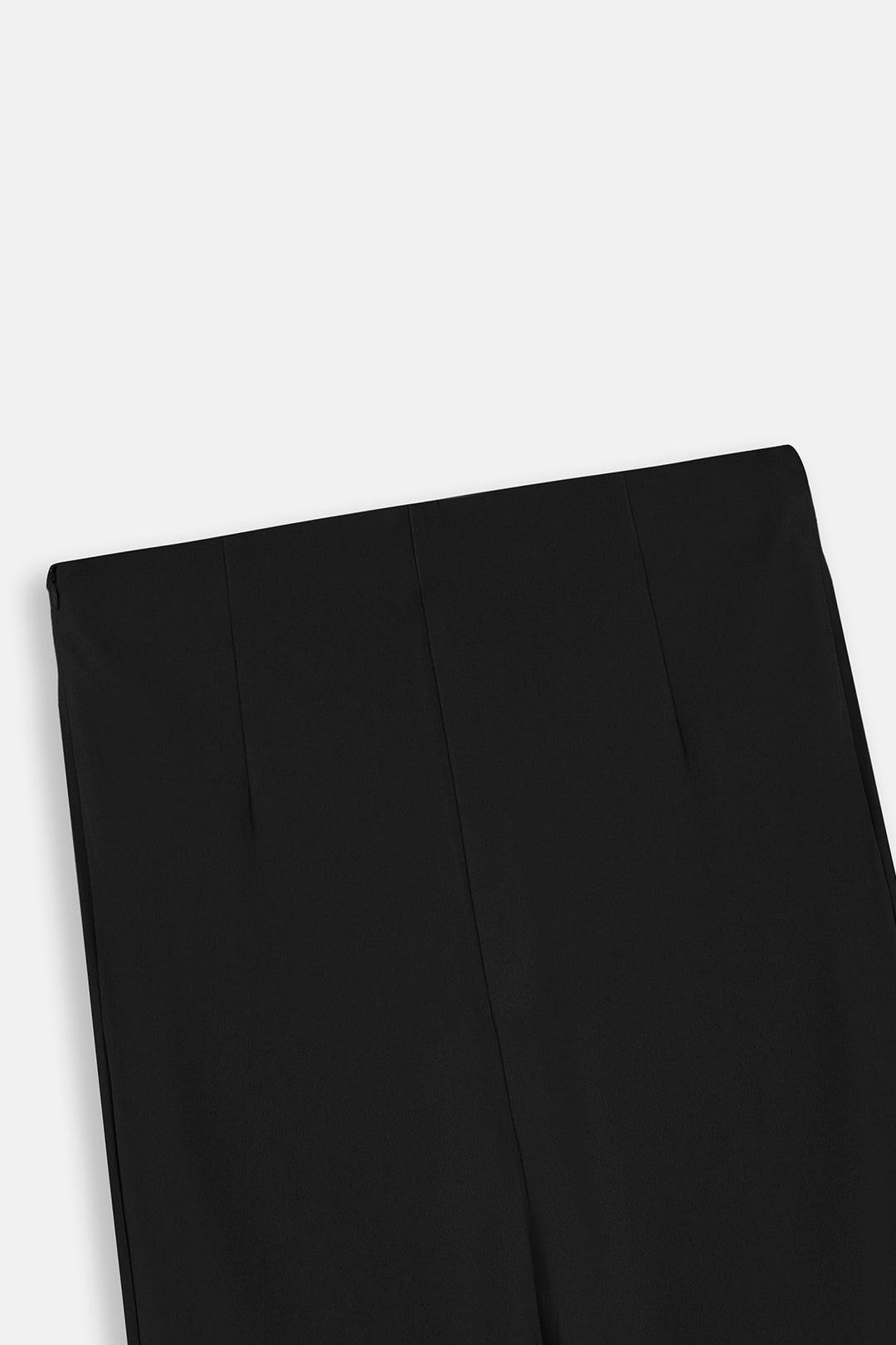 BLACK WIDE FLARE PANTS