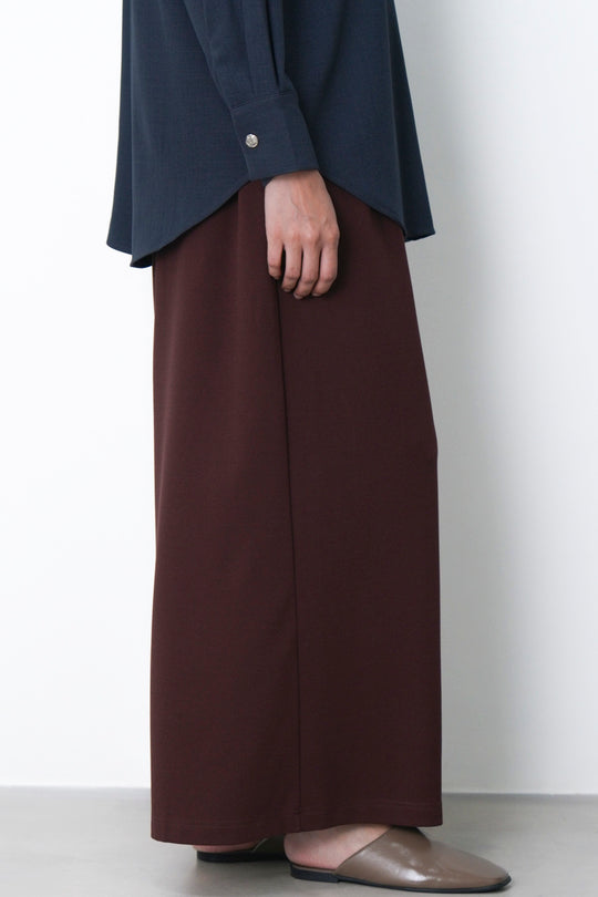 BROWN DEEP PLEAT PANTS