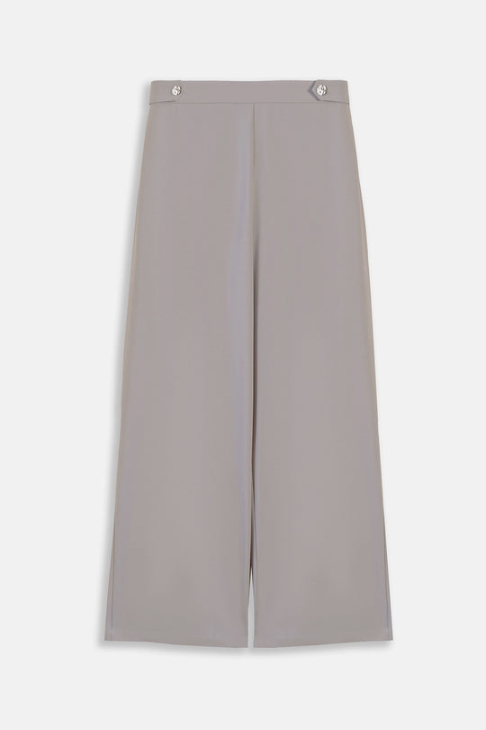 KHAKI KNIT TAILORED PANTS