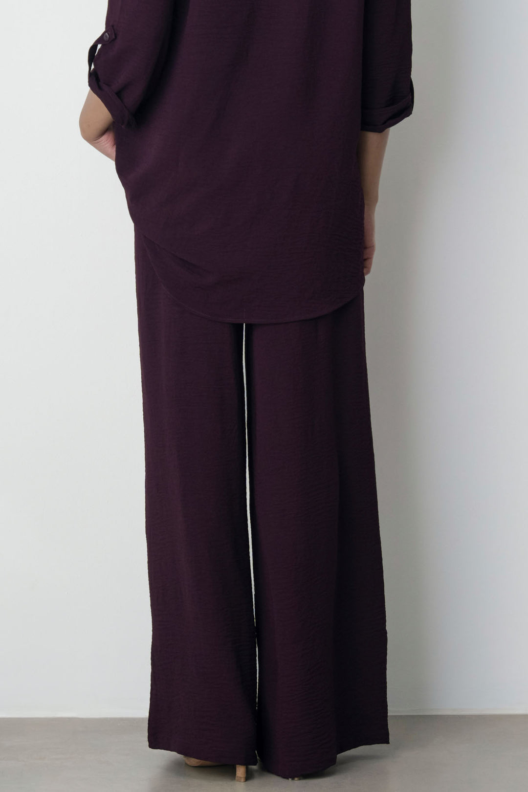 WINE SLINKY SEAM TROUSER