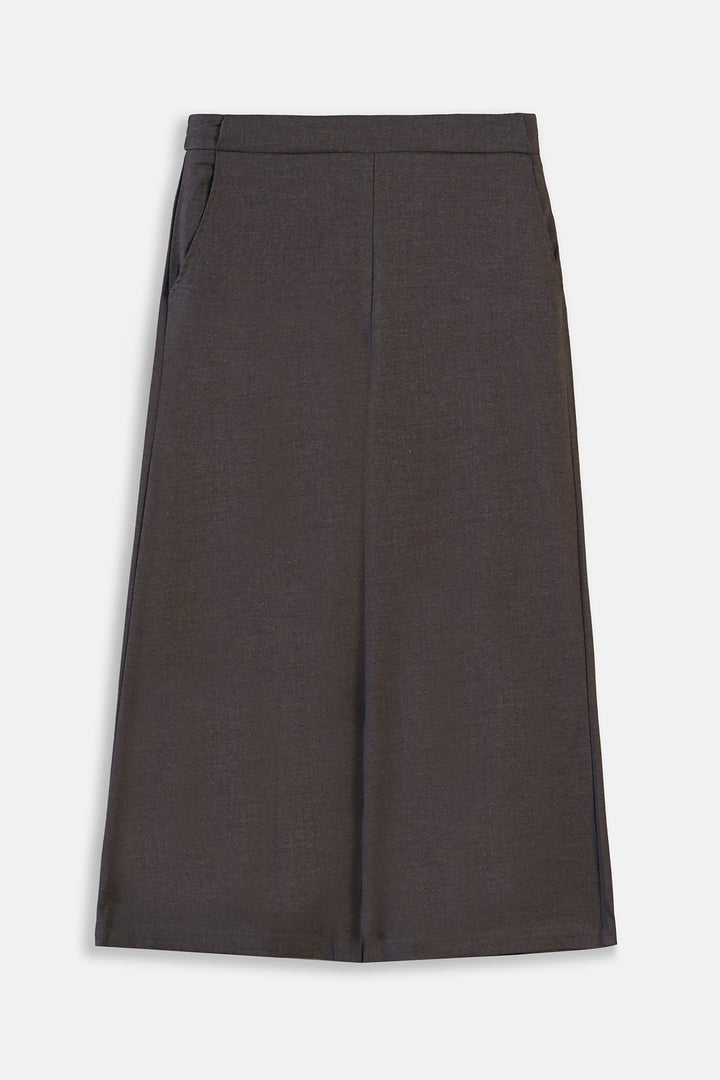 TAUPE EASY CROPPED PANTS