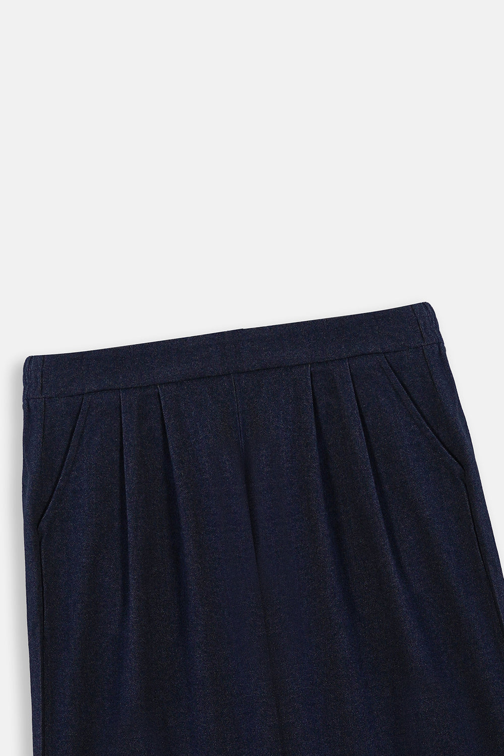 BLUE STRAIGHT LEG TROUSERS