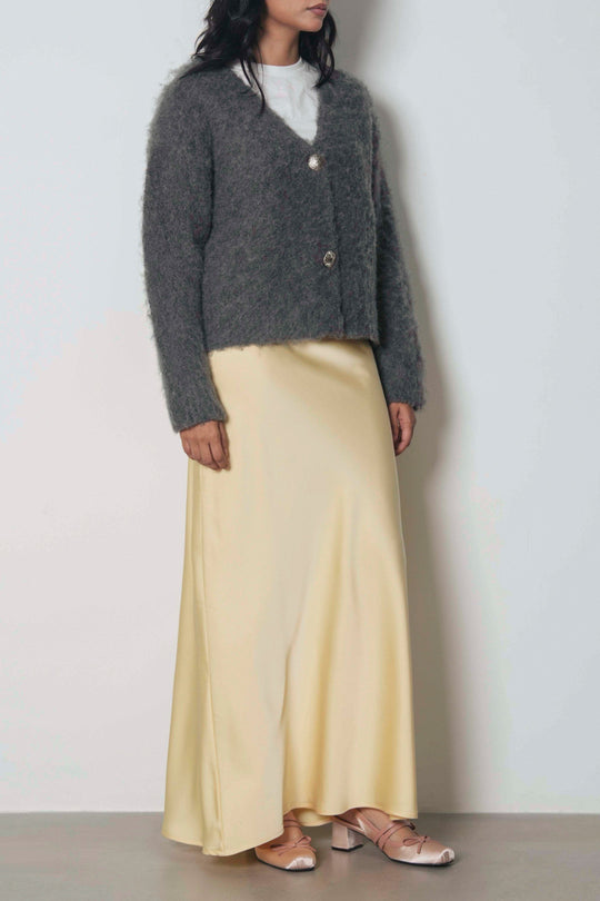 SATIN FLOOR LENGTH SKIRT
