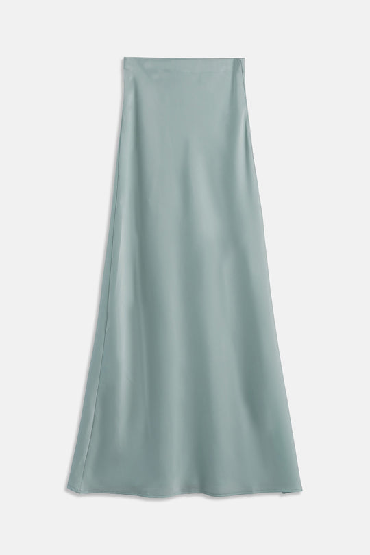 SATIN FLOOR LENGTH SKIRT