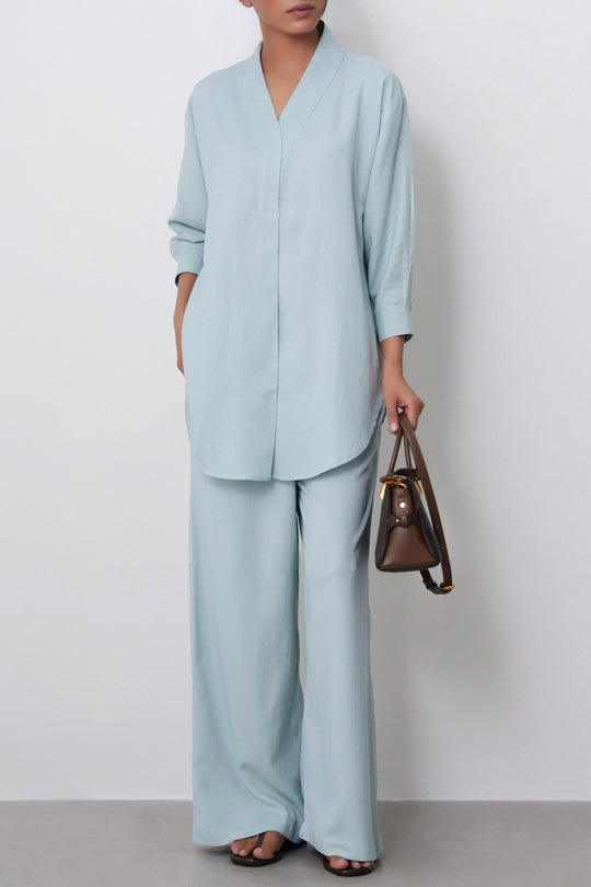STRAIGHT WIDE PANTS