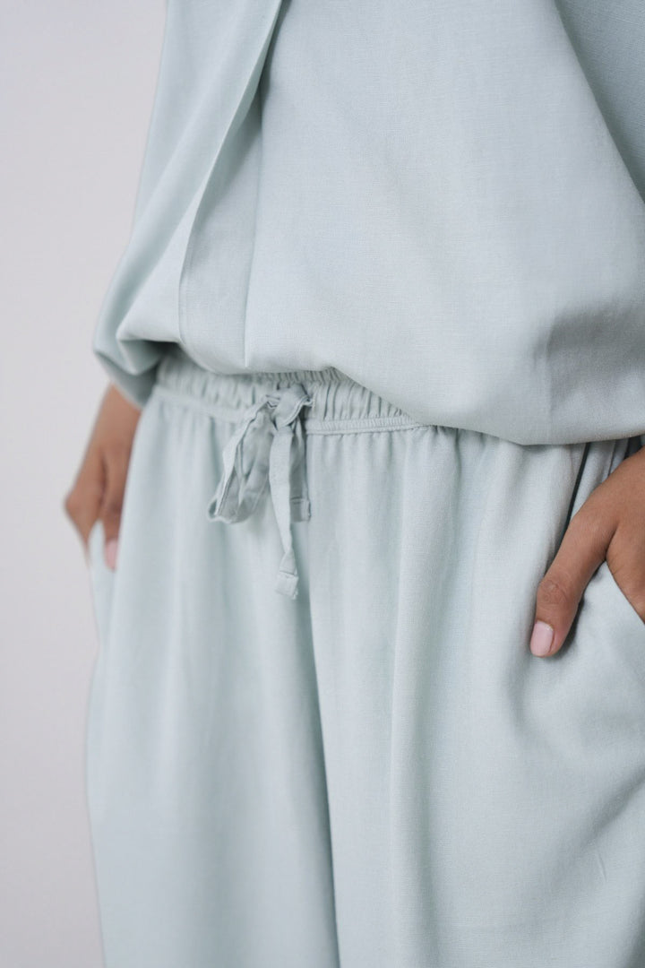 STRAIGHT WIDE PANTS