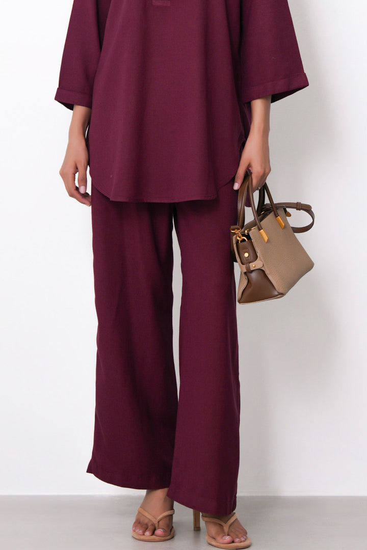 STRAIGHT WIDE PANTS