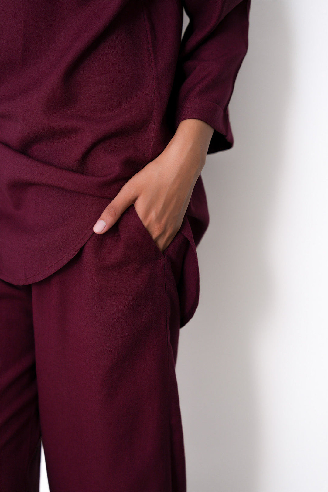 STRAIGHT WIDE PANTS