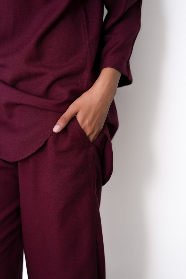 STRAIGHT WIDE PANTS