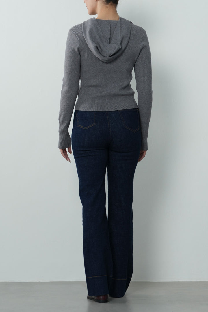 FLARE BUCKLED JEANS
