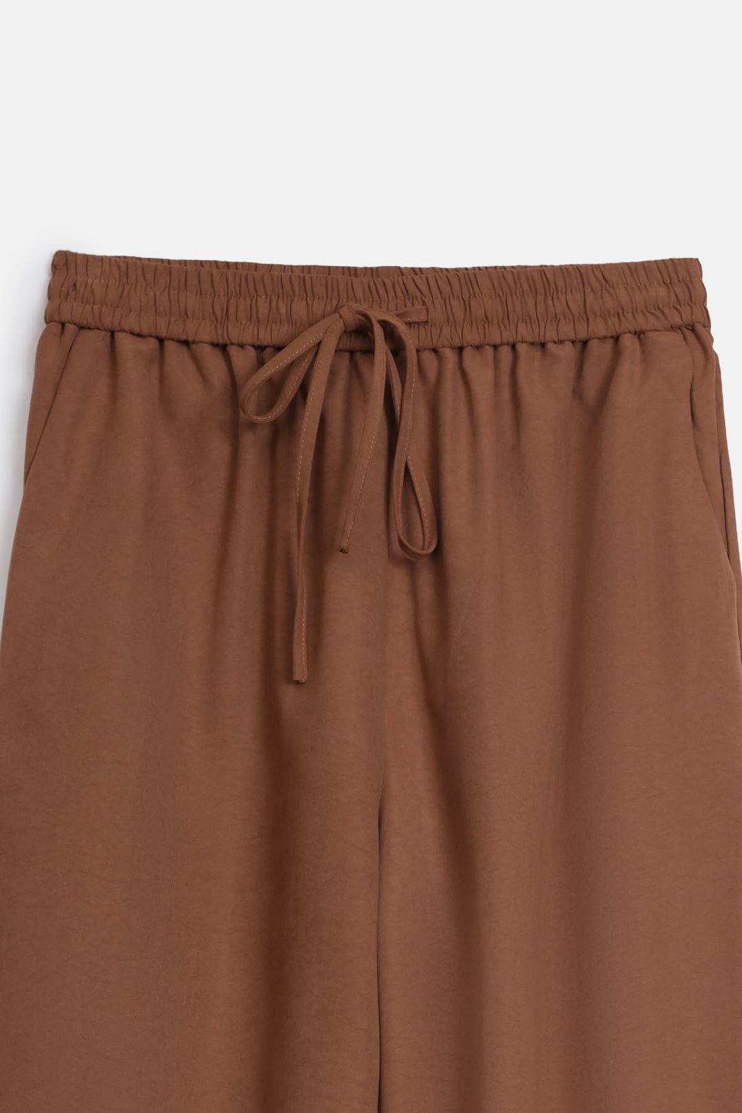 SUEDETTE WIDE PANTS