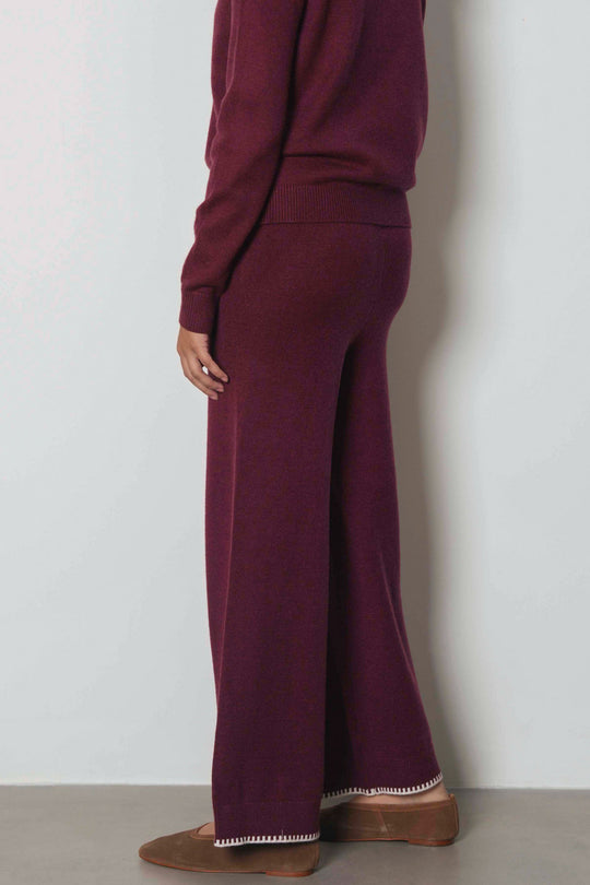 CONTRAST TRIM PANTS