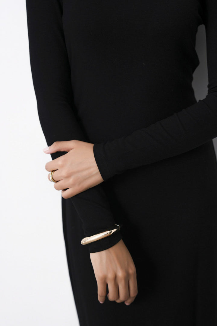 SCOOP NECK DRESS