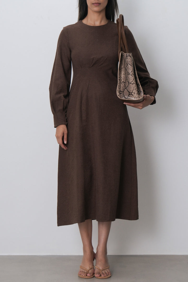 SUEDETTE DRESS