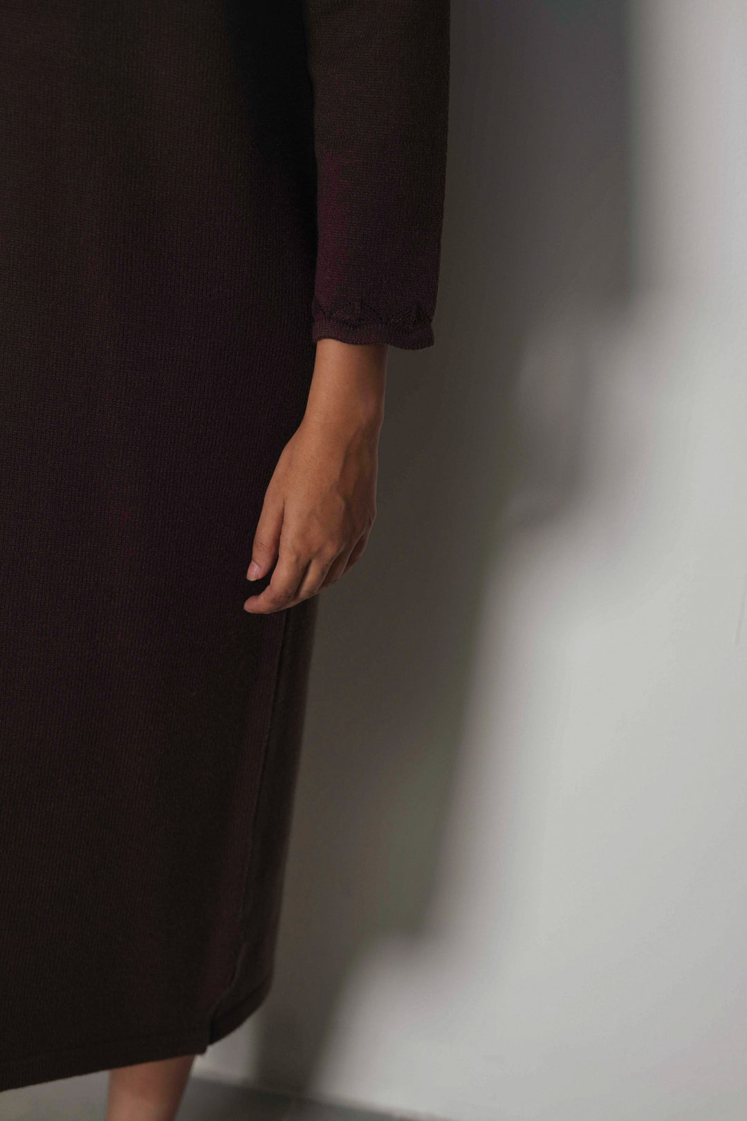 COLUMN KNIT DRESS