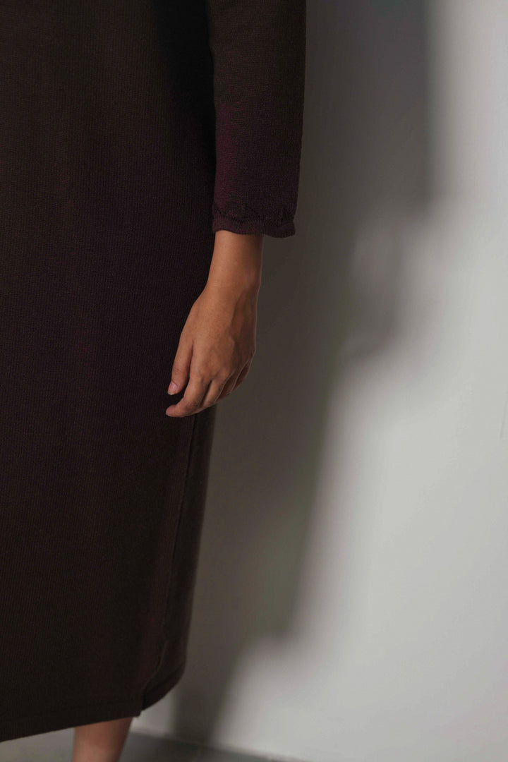 COLUMN KNIT DRESS