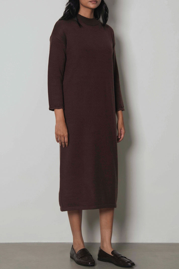 COLUMN KNIT DRESS