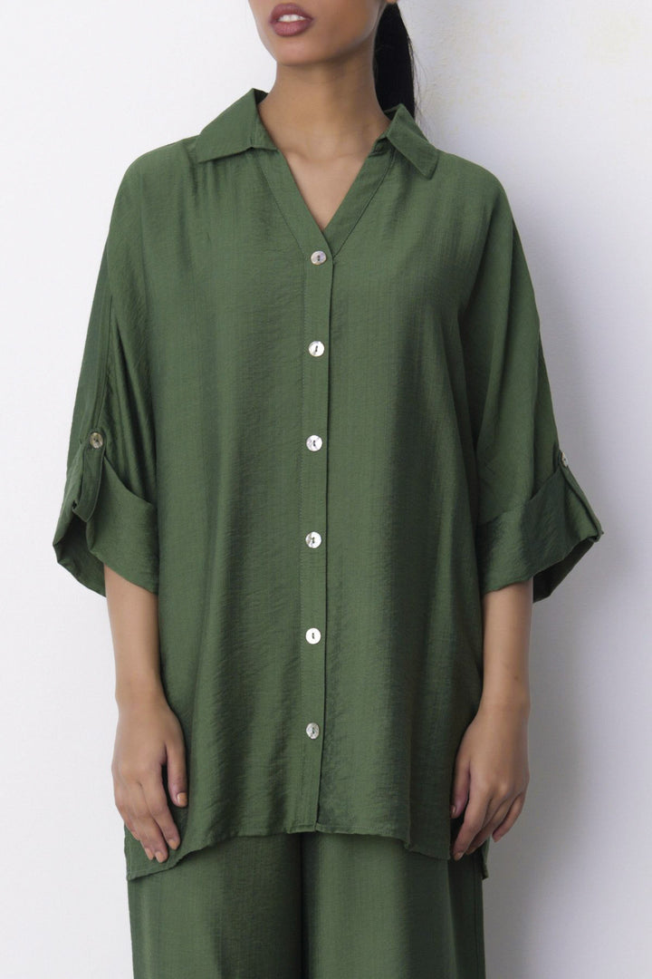 SOFT TURN UP SHIRT