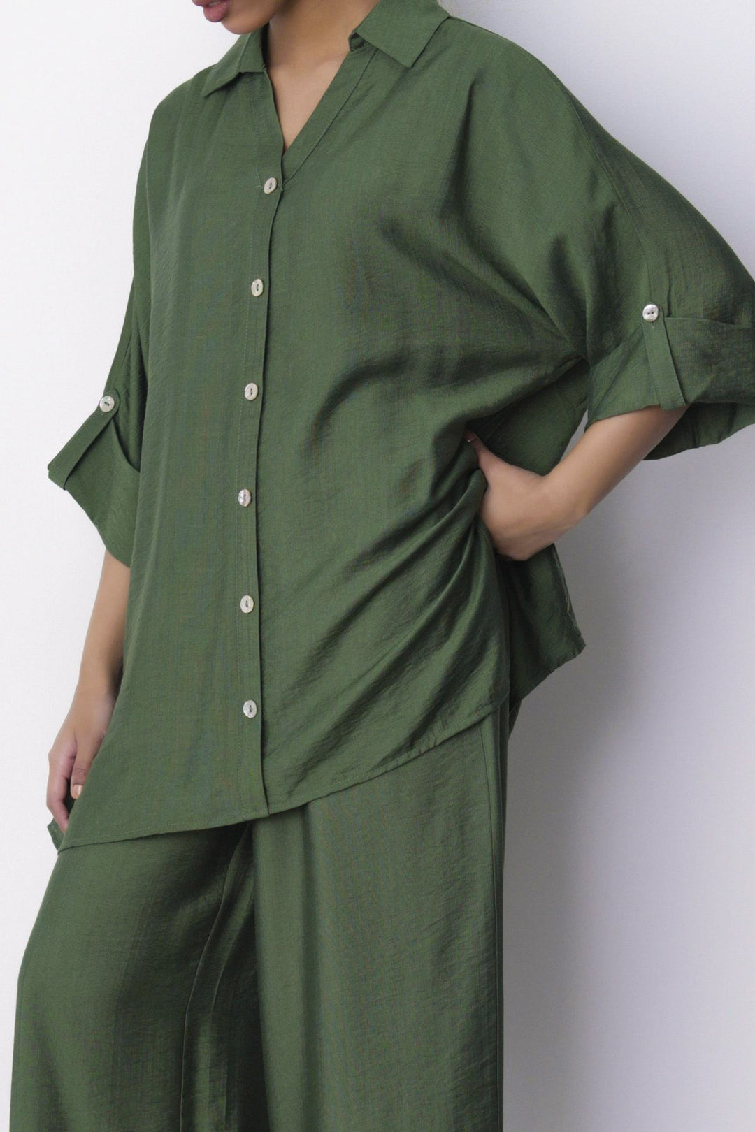 SOFT TURN UP SHIRT