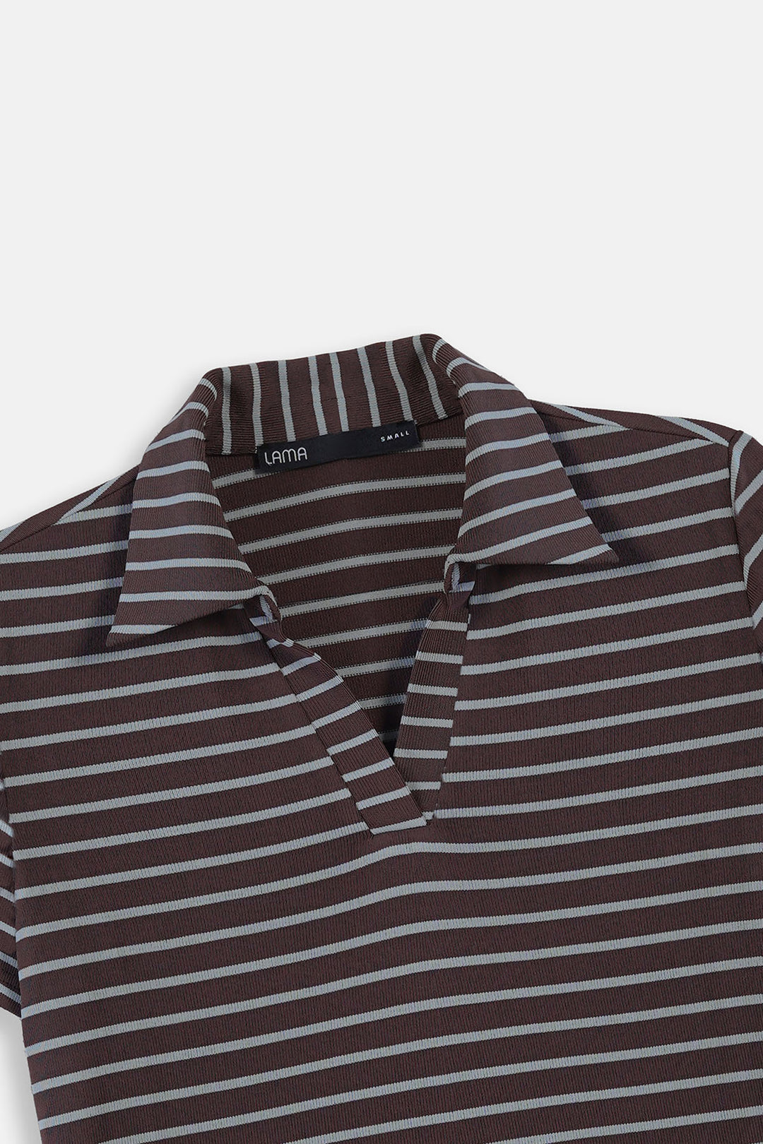 BROWN GREY YARN DYED HENLEY