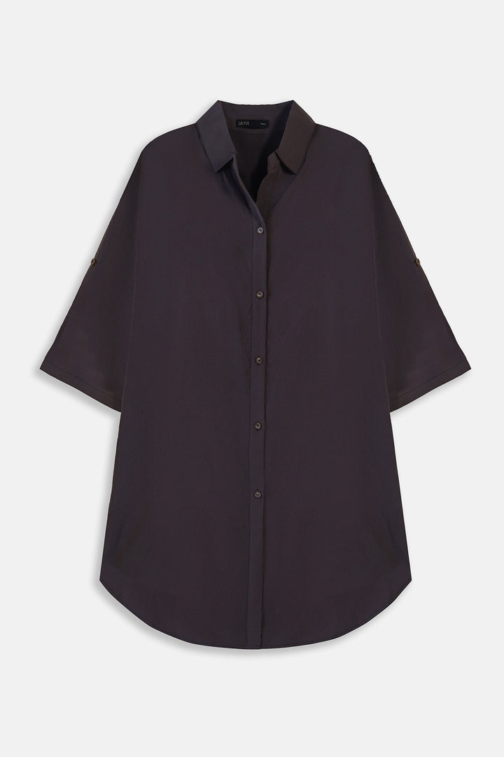 CHOCOLATE STONEWASH TUNIC
