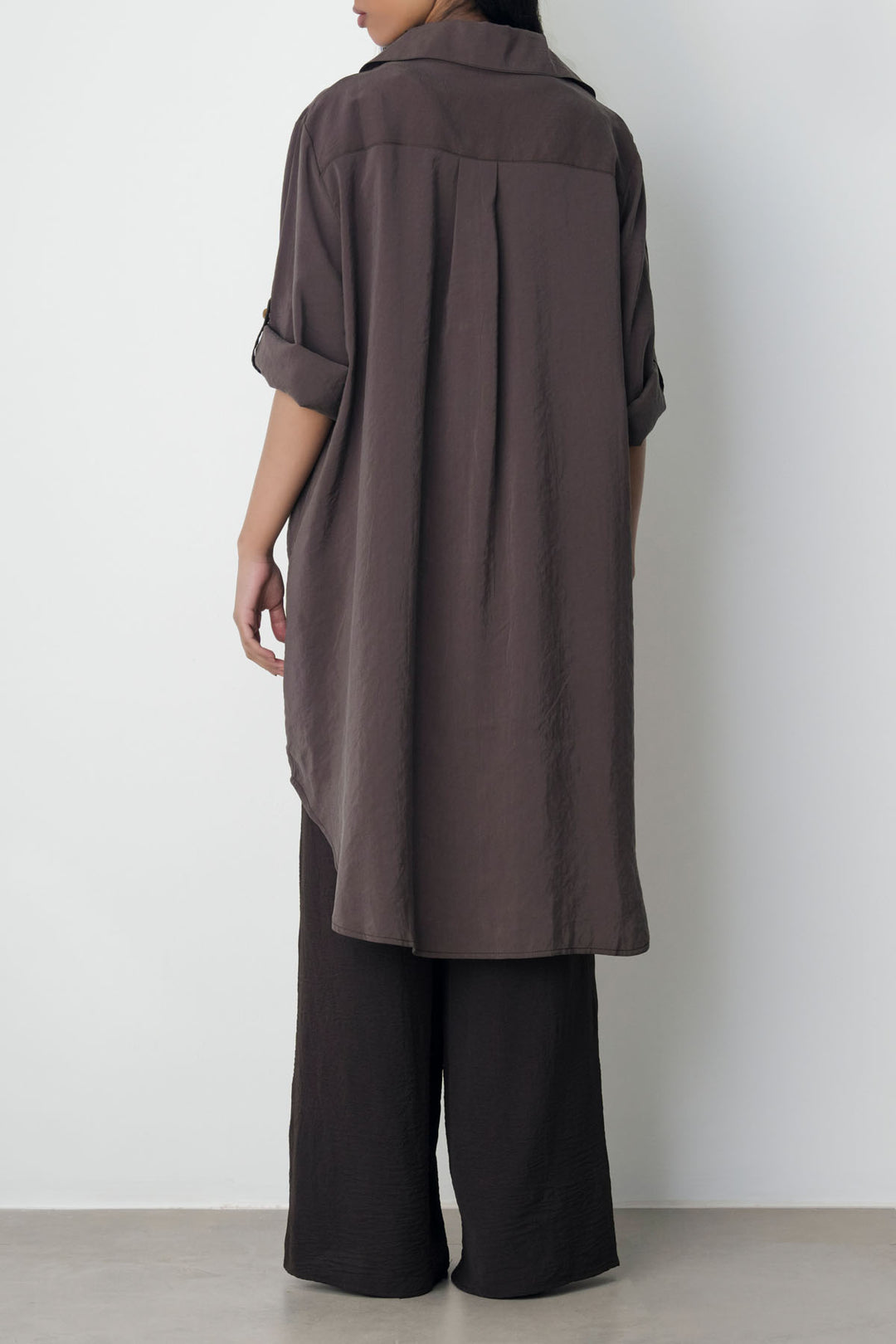 CHOCOLATE STONEWASH TUNIC
