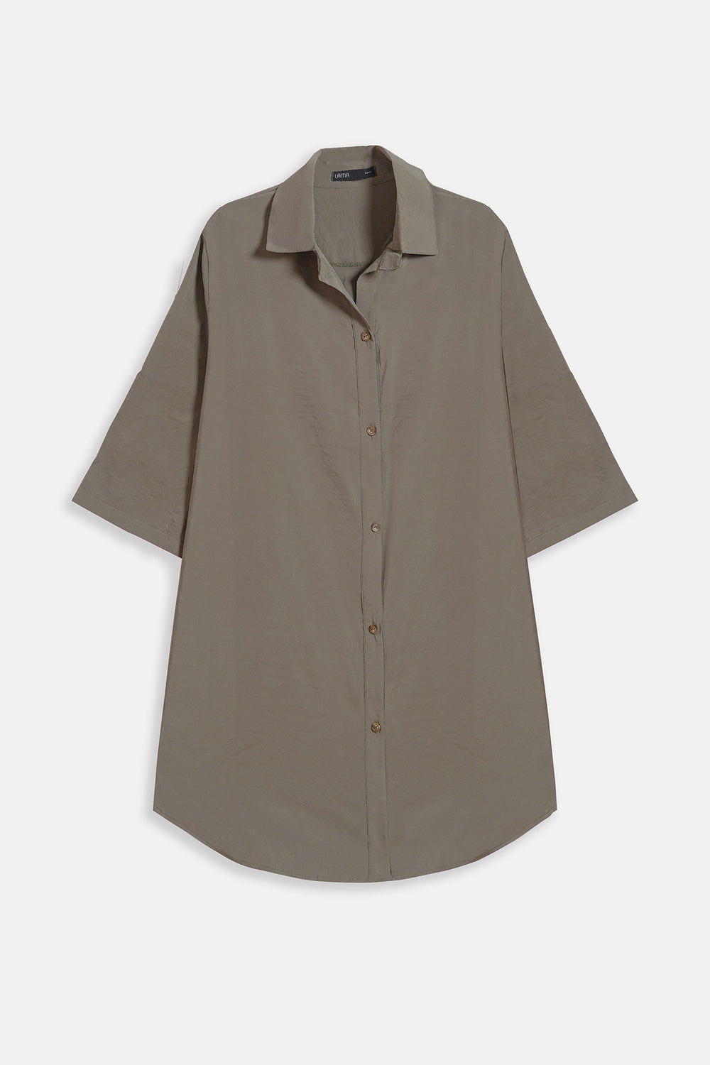 OLIVE STONEWASH TUNIC