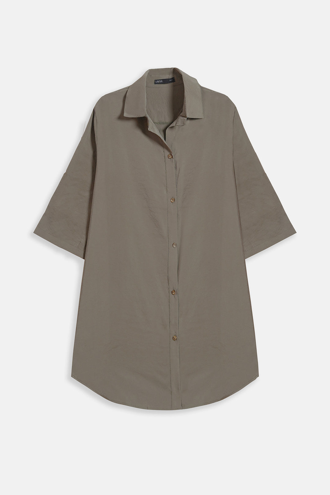 OLIVE STONEWASH TUNIC