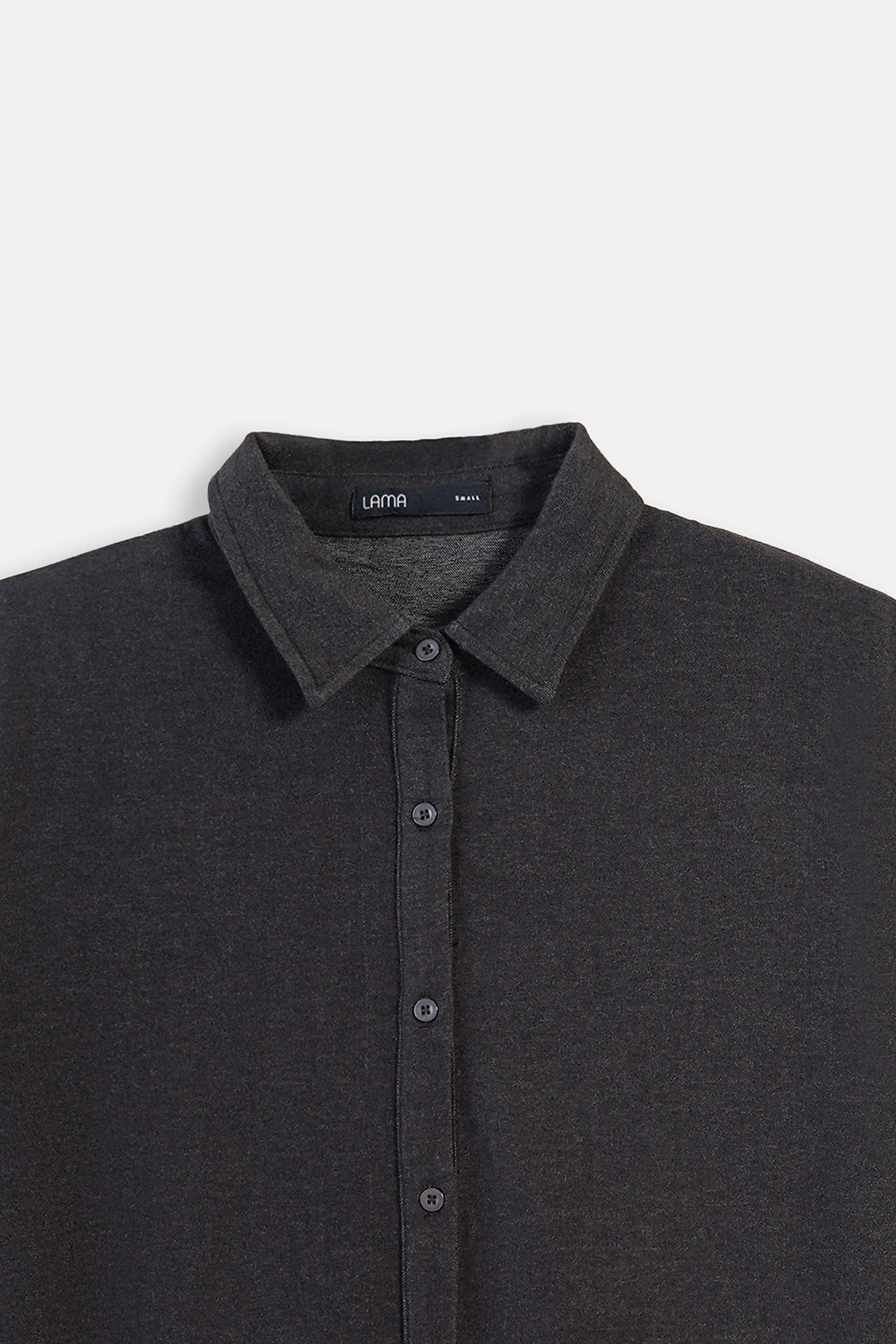 OLIVE BOXY KNIT SHIRT