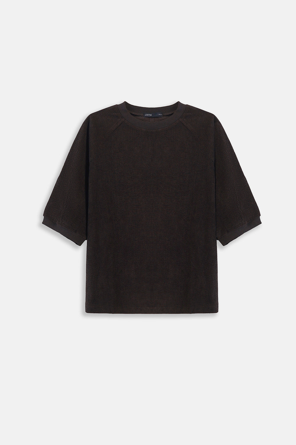 BROWN CORDUROY STRETCHY SHIRT