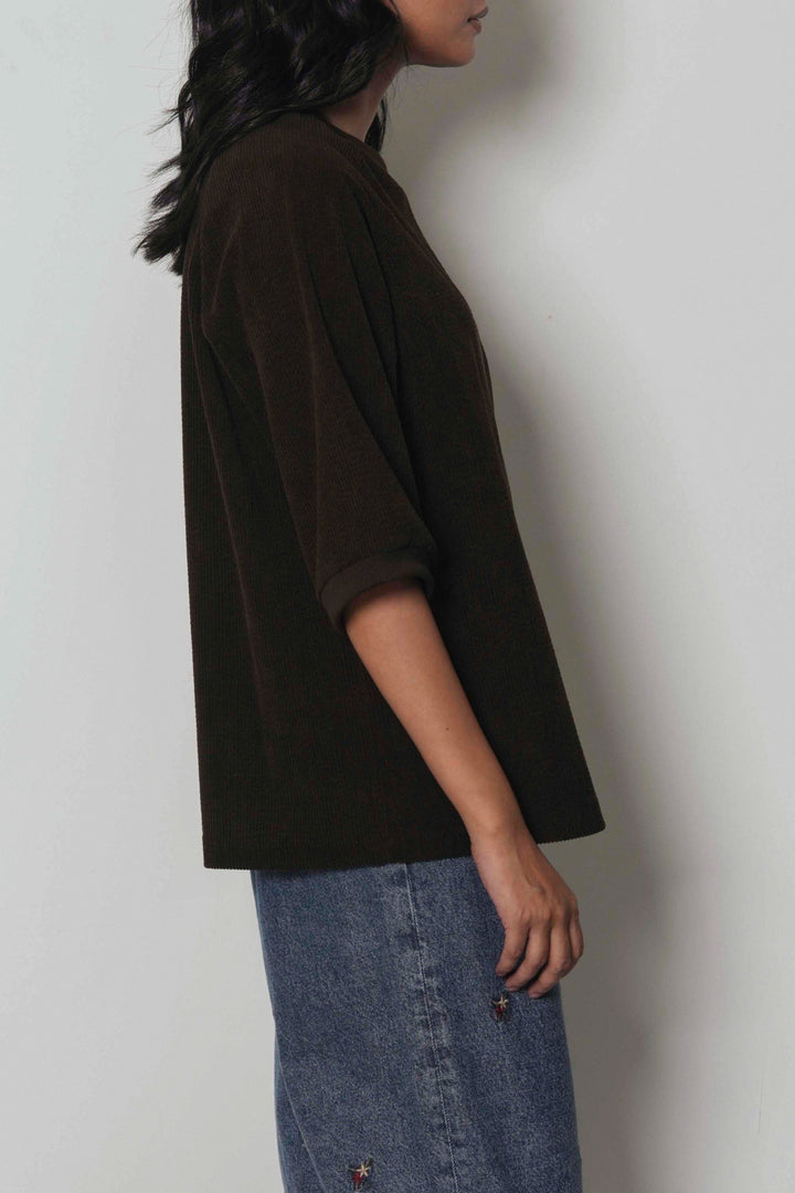 CORDUROY STRETCHY SHIRT