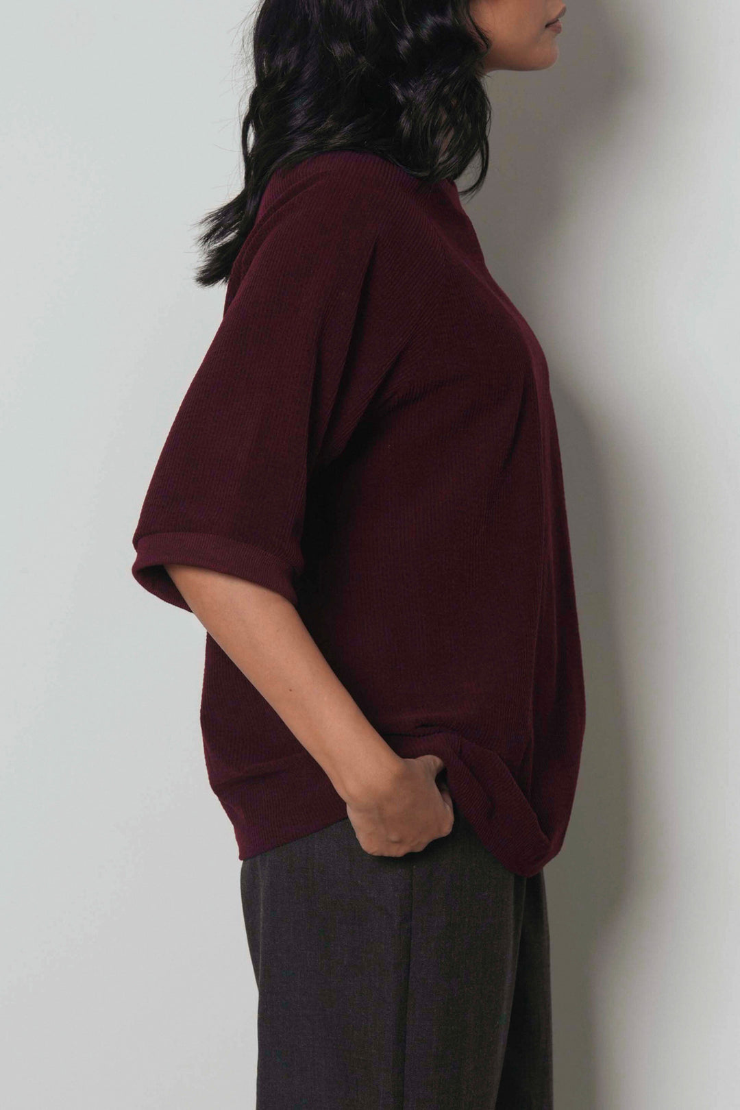 CORDUROY STRETCHY SHIRT